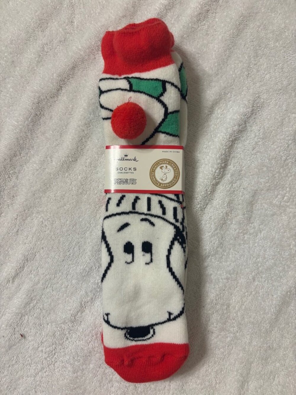 Hallmark Peanuts Snoopy Slipper Socks - NWT